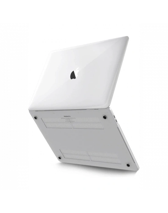 Apple Macbook Pro 13 2020 Macbook Buzlu Kapak - Şeffaf
