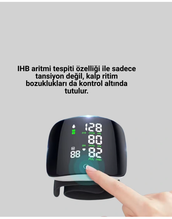 Aritmi Tespitli Bilekten Tansiyon Aleti