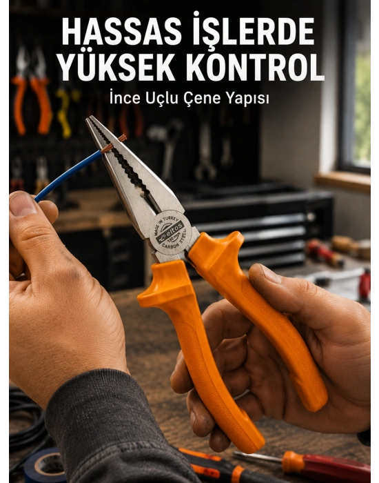 Atölye ve Günlük Kullanıma Uygun Profesyonel Çelik Pense