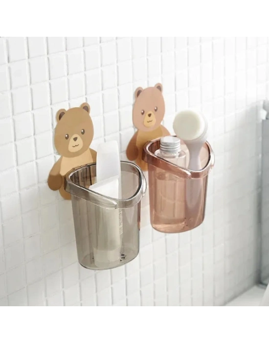 Ayı Figürlü Plastik Organizer