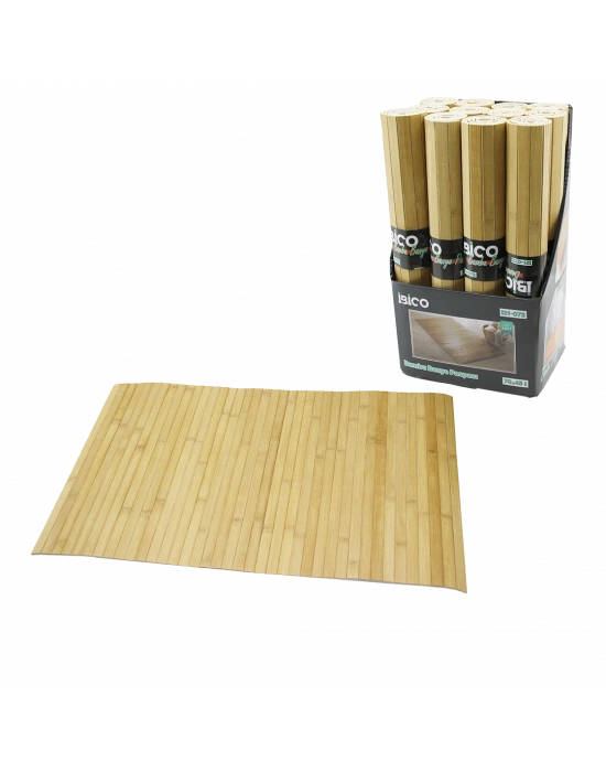 Bambu Çubuklu Kaydırmaz Banyo Paspası