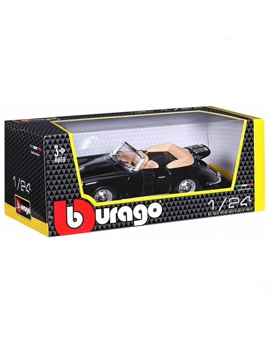 Bburago 1:24 Porsche 356B Cabriolet 1961 Model Araba