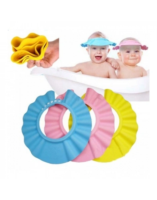 Bebek Banyo Şapkası Pembe