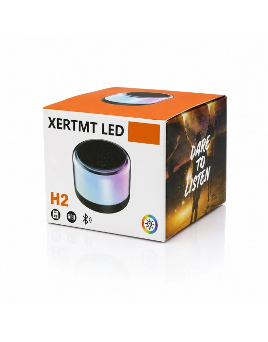 Bluetooth Hoparlör 3W RGB USB/SD Şarjlı