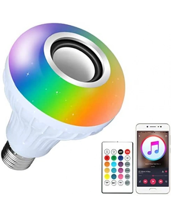 Bluetooth Hoparlör Akıllı Led Ampul Lamba