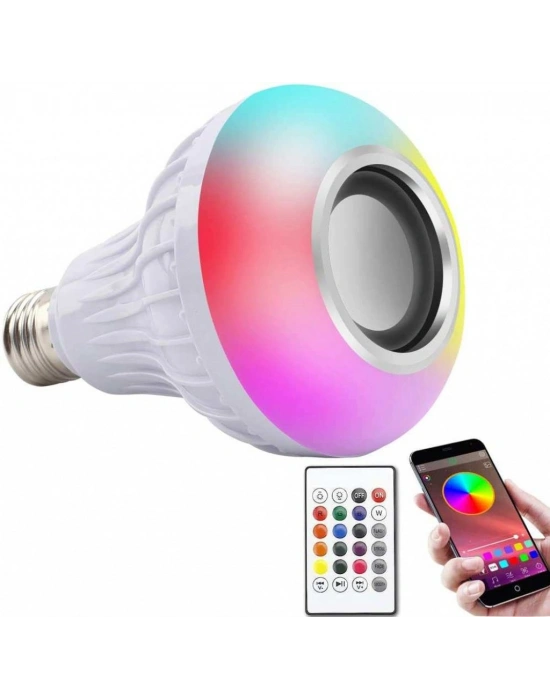 Bluetooth Hoparlör Akıllı Led Ampul Lamba