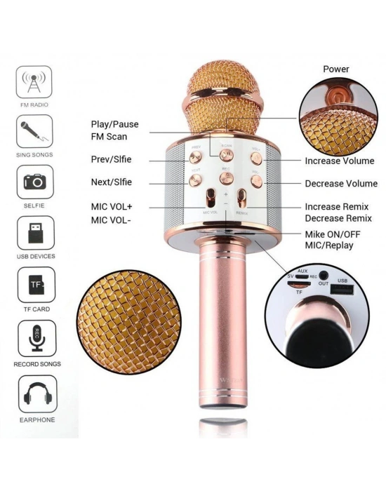 Bluetooth Karaoke Mikrofon