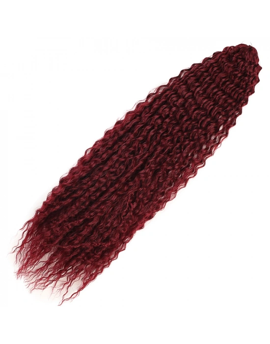 Brazilian Afro Dalgası Saç - Kızıl