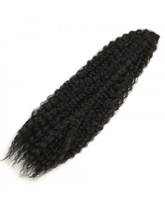 Brazilian Afro Dalgası Saç - Siyah