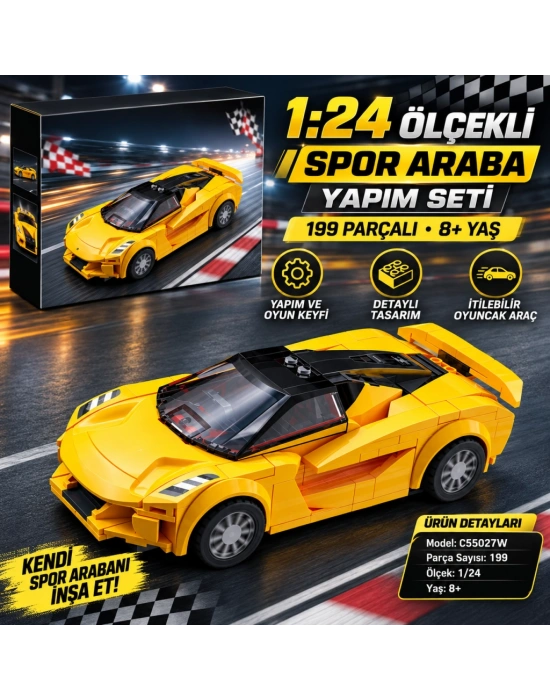 C55027W R8 199 Parça Block Oyuncak