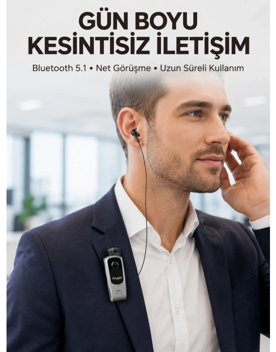 Çift Telefon Bağlantılı Eller Serbest Bluetooth Kulaklık