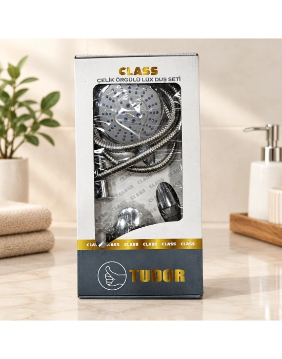 Class Çelik Lüks Duş Seti Kutulu
