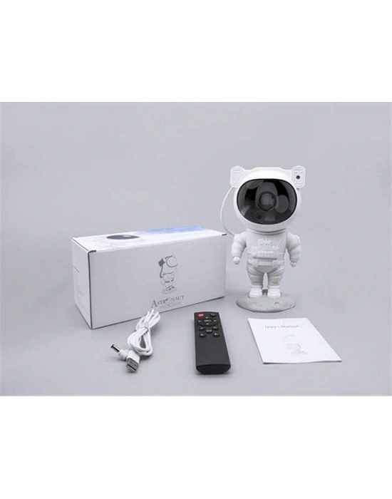 Çocuklara Özel Projeksiyon Astronot Lamba Speaker Sevimli