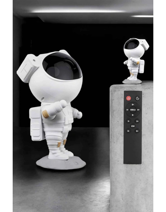 Çocuklara Özel Projeksiyon Astronot Lamba Speaker Sevimli