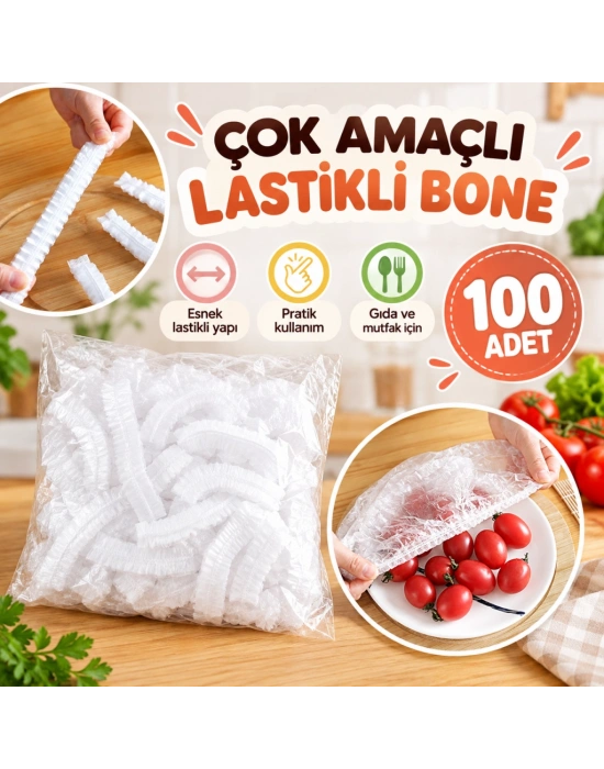 Çok Amaçlı Lastikli Bone 100 lü