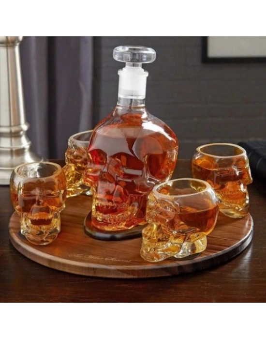 Crystal Head Kuru Kafa Cam Şişe 350 Ml