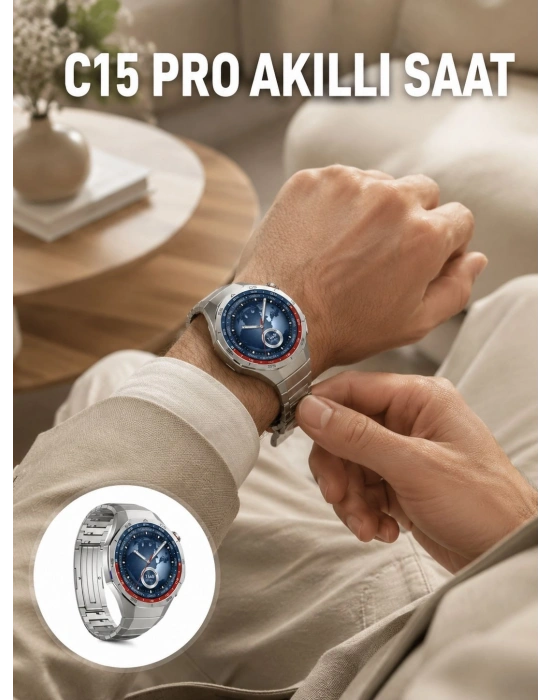 Dayanıklı Kordonlu Şarjlı Akıllı Saat Yeni Nesil