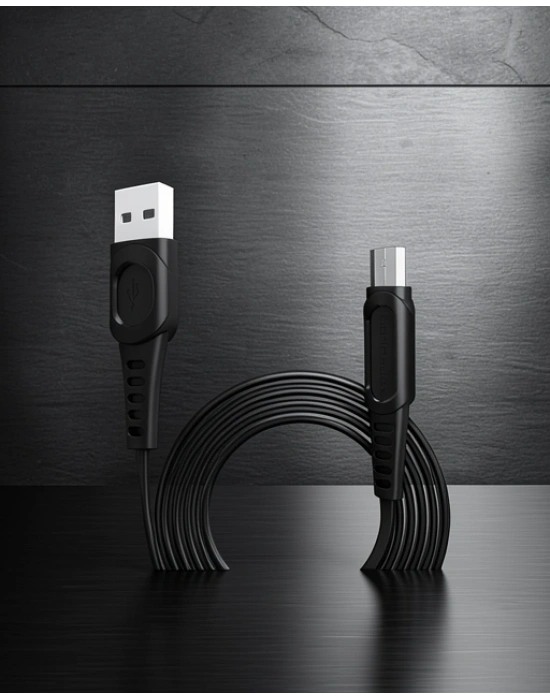 Dc01 Süper Hızlı Micro Usb Kablo 1m 2.4a - Siyah