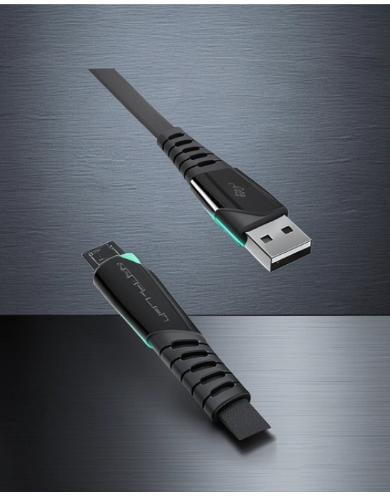 Dc16 Micro Usb Kablo 1m 2.4a - Siyah