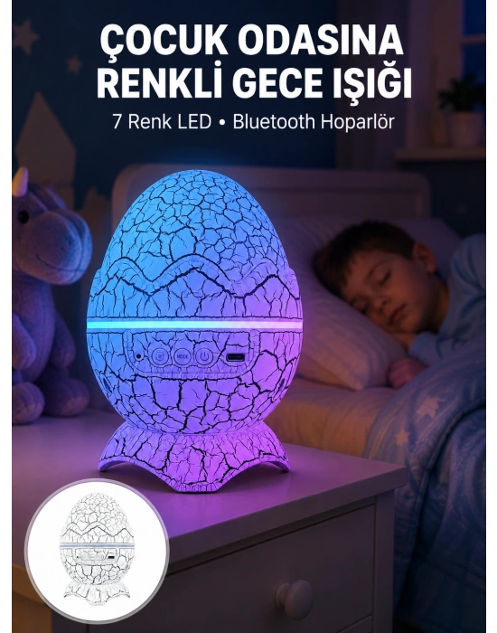 Dinazor Yumurta Gece Lambası Yeni Nesil
