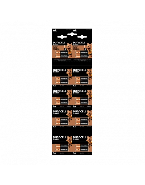 Duracell Kalem Pil Alkalin 20 Parça
