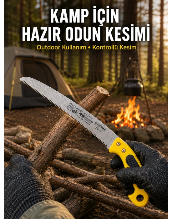 El Tipi Bahçe Bıçkısı Dayanıklı Çelik Kesim Testeresi