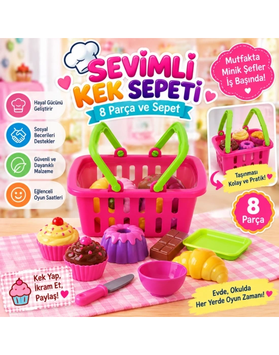 ENF-39220 Sevimli Kek Sepeti