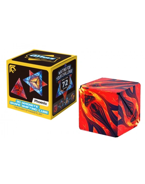 EQY10021 Qy 3D Magnetic Shape Shifting Cube Phoenix