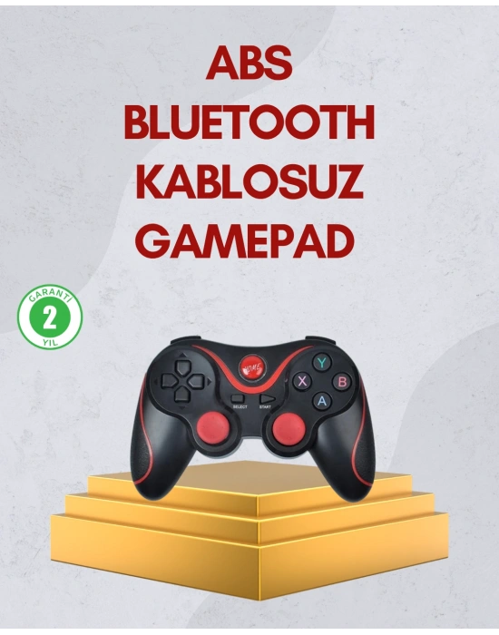 Ergonomik Tasarımlı Kablosuz Bluetooth Gamepad Titreşimli