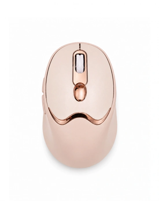 Ergonomik Tasarımlı Kablosuz Mouse Bluetooth ve USB Alıcılı