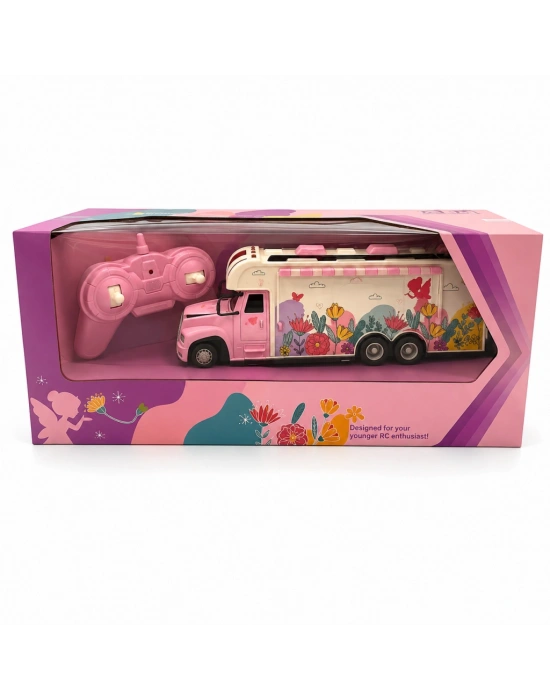 FC017 Uzaktan Kumandalı Pembe Karavan Oyuncak