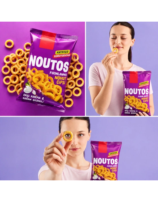 Fırın Nohut Cipsi 55 Gr Ekşi Krema ve Soğan