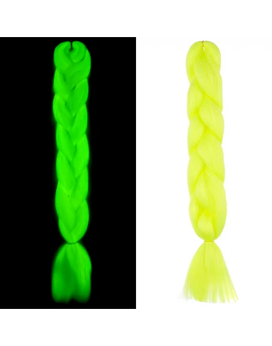 Fosforlu Neon Örgülük Saç Esperer 100 Gr. - Sarı