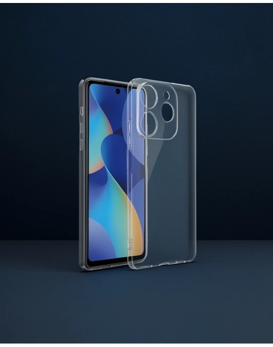 General Mobile Era 50 Kılıf Lüx Şeffaf Silikon