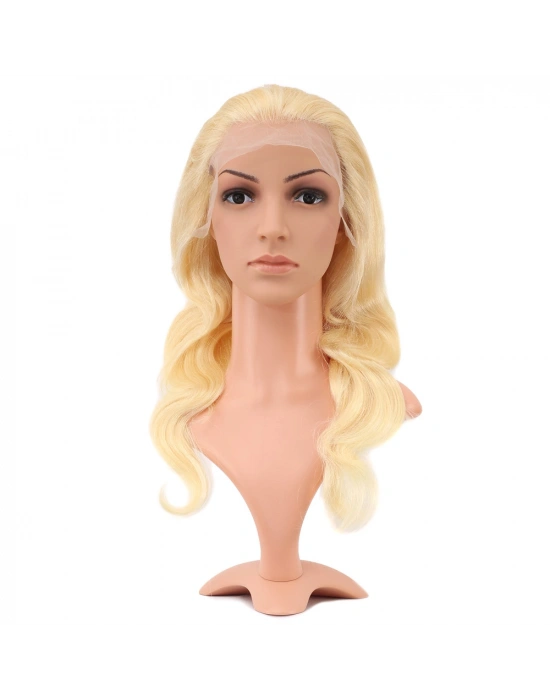 Gerçek Front Lace Dalgalı Platin Tül Peruk - 60-65cm