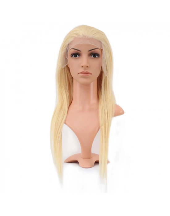 Gerçek Front Lace Düz Platin Tül Peruk - 60-65cm
