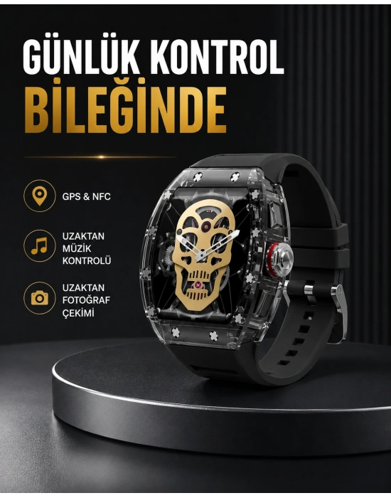 GPS ve NFC Özellikli Akıllı Saat iOS Android Uyumlu