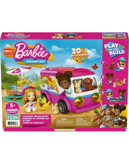 GWR35 MEGA™ Barbie®nin Mega Karavanı 123 parça +5 yaş