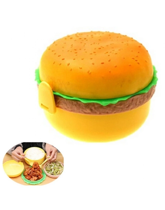 Hamburger Tasarımlı Beslenme Kabı