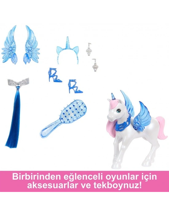 HRR16 Mavi Saçlı Prenses Bebek