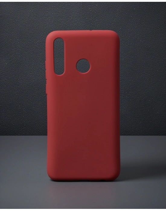 Huawei Honor 20 Lite Kılıf First Silikon - Bordo