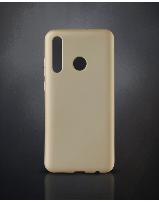 Huawei Honor 20 Lite Kılıf First Silikon - Gold