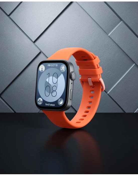 Huawei Watch Fit 3 Klasik Kordon - Turuncu