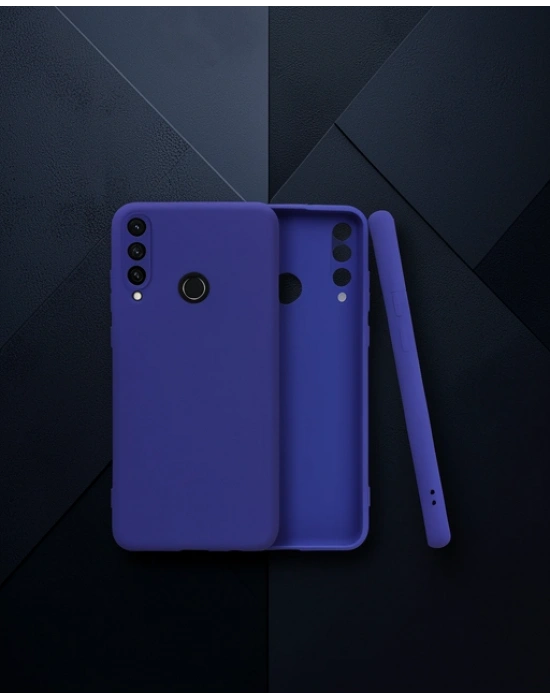 Huawei Y6p Kılıf First Silikon - Lacivert