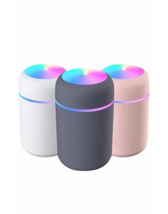 Humidifier LED Işıklı Mini Ortam Oda Kokusu Aromaterapi Buhardanlık