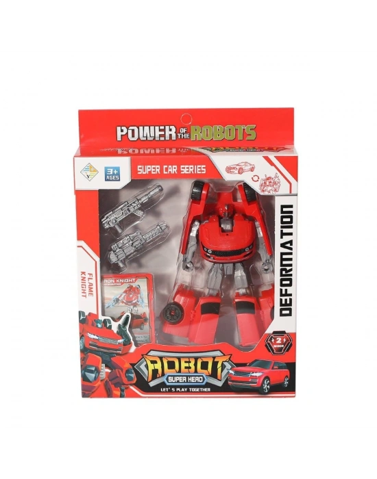 HY-8877 Dönüşebilen Transformers Kartlı Araba