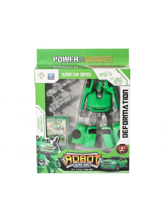 HY-8877 Dönüşebilen Transformers Kartlı Araba