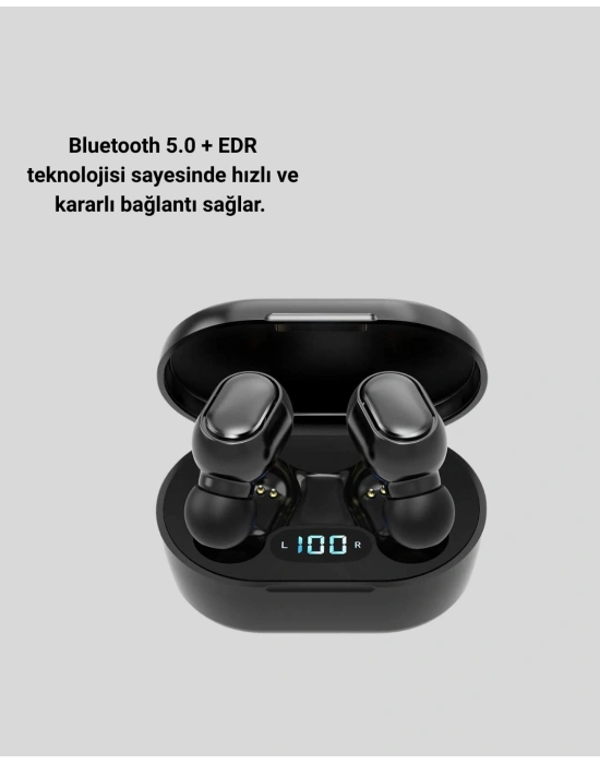 iOS ve Android Uyumlu Bluetooth 5.0 Kulaklık