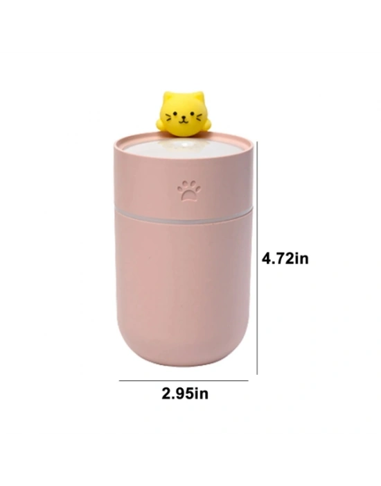 Isınan Kedi Mini USB Sessiz Hava Nemlendiricisi