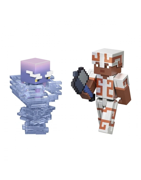 JKK15 HLB21 Minecraft 3lü Aksiyon Figür Seti 8 cm